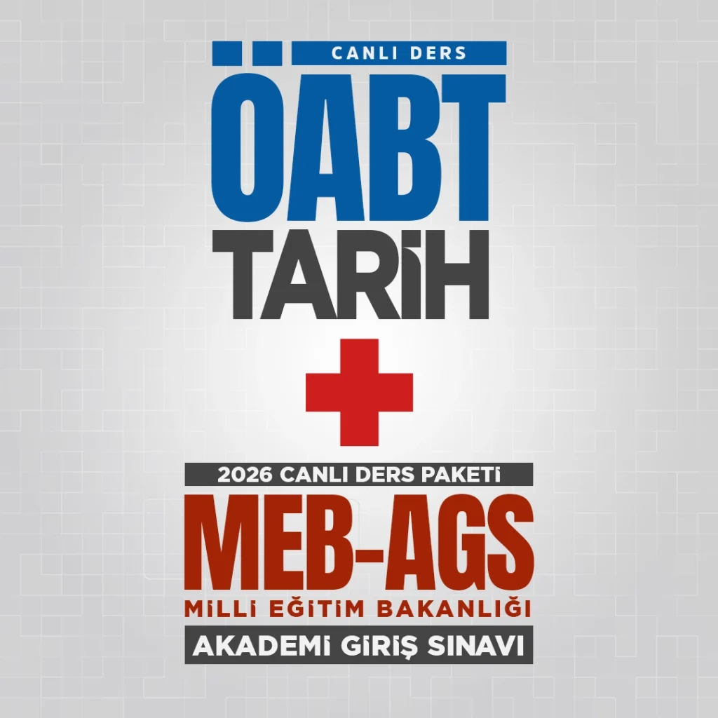 2026 Tarih ÖABT + MEB AGS - Canlı Ders Paketi